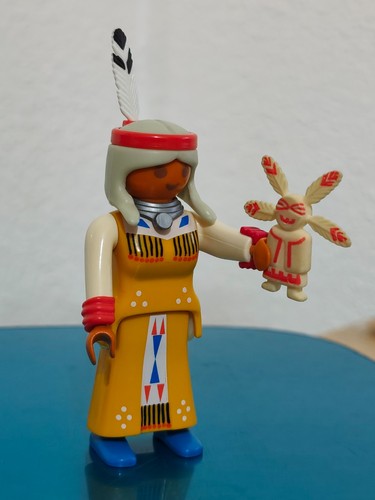 Playmobil figurine indienne - playmobil,