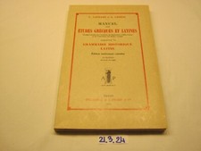 MANUEL ETUDES GRECQUES ET