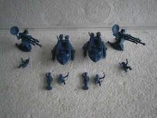 MAQUETTE JOUET ANCIEN MARINE ITALIENNE + FIGURINES ATLANTIC 1/72 - VINTAGE