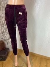 Pantalon détente velours lisse rouge bordeaux taille élastique - 38