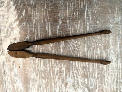 Pince épiler ancienne en - à,