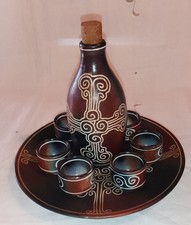 Service À Liqueur Poterie Roscoff GMS (Marie Stuart)