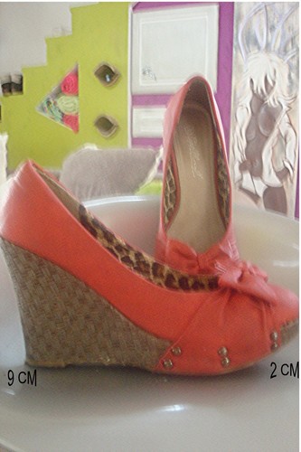 Chaussure escarpin compense - escarpin, d
