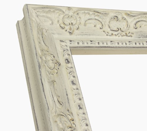 Cadre bois blanc fond - cadre,