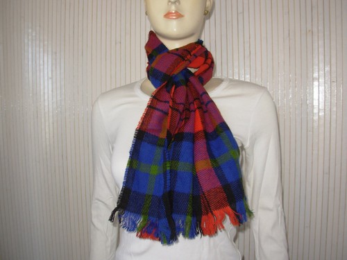 écharpe carreaux tartan - à,
