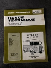 RTA revue technique diesel CITROEN série H 1000 et 1600 avec moteurs Indenor L16
