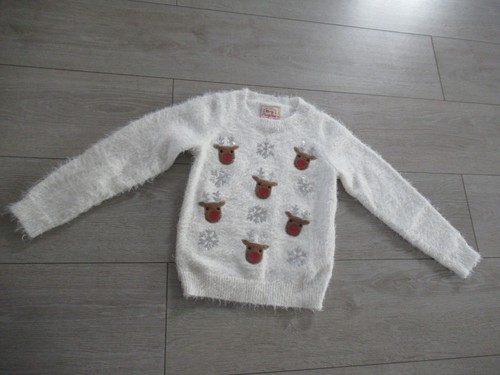 Pull hiver noël blanc - pull,