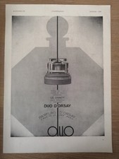 Publicité 1930 Parfum le Dandy Duo D'Orsay Paris/Phares Aigle Magondeaux  - 2709