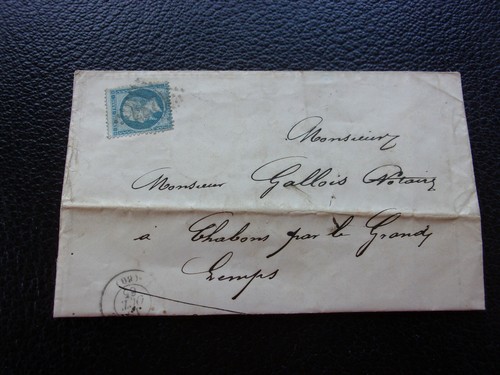 France enveloppe 1865 - france,
