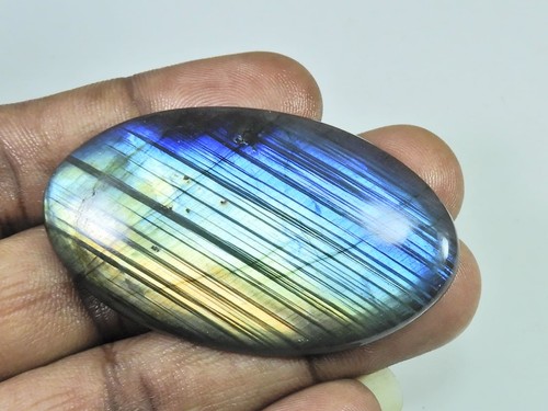 Cabochon ovale multi - , feu
