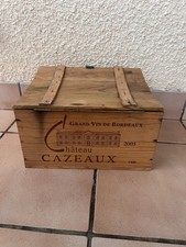 CAISSE A VIN EN BOIS VINTAGE