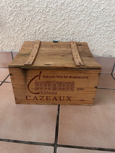 Caisse vin bois - a, en