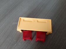 Playmobil , banc d'écoliers, école,  garderie 
