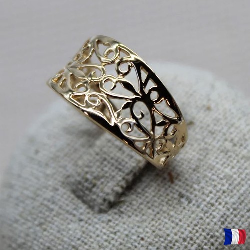 Bague plaqué 18k filigrane - bague, or
