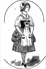 PATRON POUPEE BLEUETTE  - Déguisement de bouquetière Louis XV (296) Semaine de S