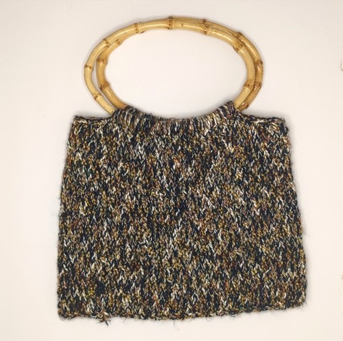 Chic multicolor knit - multicolor, bag