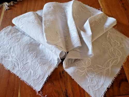 Linge ancien piece lin - linge, 1