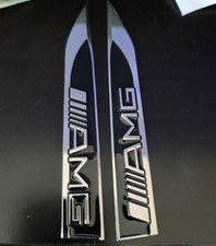 2 Logo Mercedes AMG en Métal