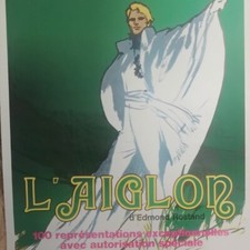 Affiche Ancienne L'aiglon 100x150 cm Théâtre Mogador 1976 Gruau 