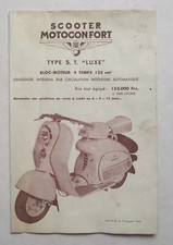 Original French Brochure Scooter Motoconfort Type S.T. "Luxe"  Diptyque