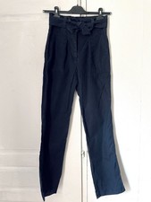 SANDRO pantalon droit bleu