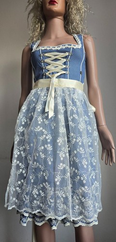 Marjo blue polka dol dirndl - marjo,