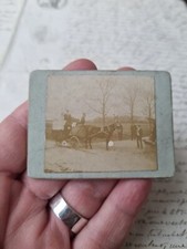 Petite PHOTO ANCIENNE Attelage