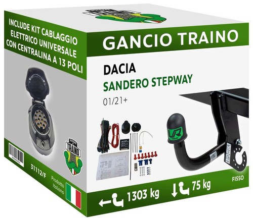 Attelage fixe pour dacia - fixe,