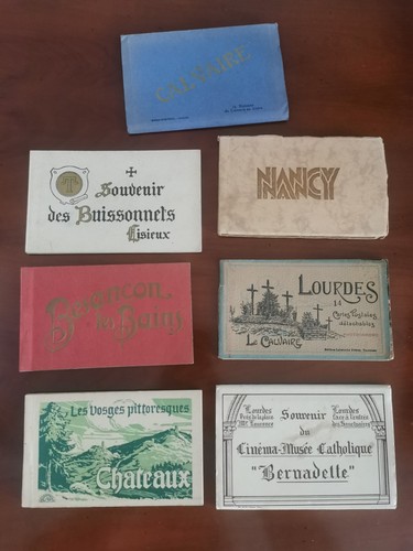 Lot carnets de cartes - carnets,