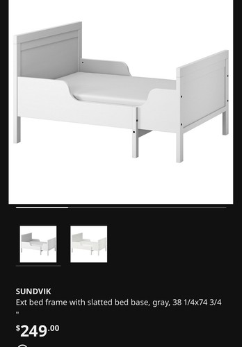 Ikea sundvik extendable gray - sundvik,