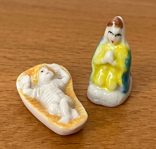 Lot fèves jésus - lot, marie
