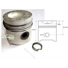 PISTON MOTEUR AVEC SEGMENTS