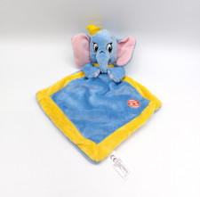 Doudou éléphant Dumbo bleu