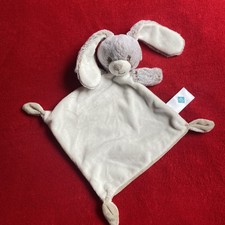 ?? Doudou Plat Lapin Rabbit Chiné Extra Doux TEX ÉTAT NEUF