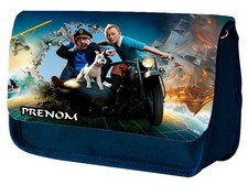 TROUSSE A CRAYONS TINTIN Personnalisée avec prénom de votre choix