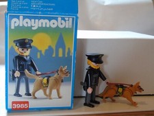 police chien policier berger allemand 3985 playmobil complet boite ouverte