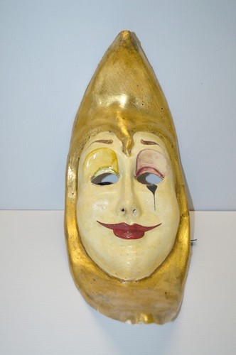 Masque decoratif papier mache - papier,