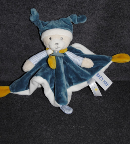 Doudou plat ours polochon - 🍀,