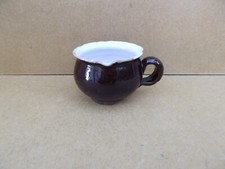 Ancien Pot cul noir terre vernissée No Creil et Montereau