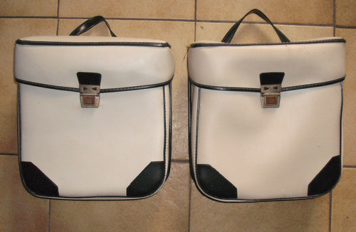 Paire sacoches vintage pour - de,