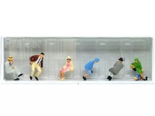 PREISER Personnages assis - HO 1/87 - PREISER 12444