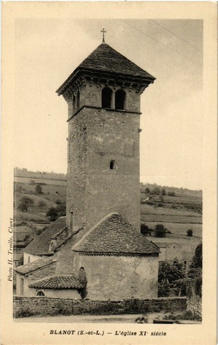 Cpa blanot eglise - blanot, france