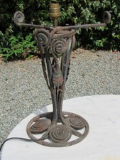 ART DECO - Pied de Lampe Fer