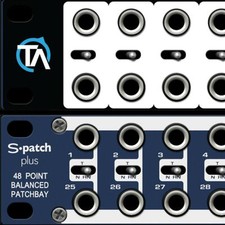 Single blank patch bay label - bay,