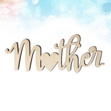  Pièce de bois mère Decor morceau de bois prop bricolage pour la maison fête de