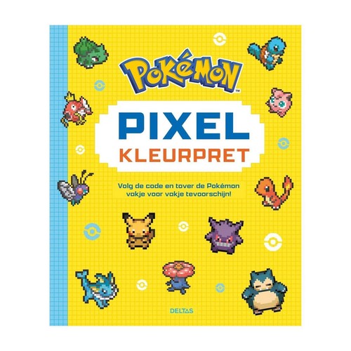 Pokémon pixel kleurpret volg - pixel, kleurpret: