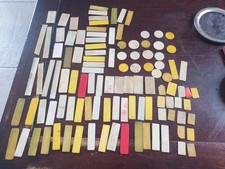 LOT DE 104 JETONS EN OS XIXeS