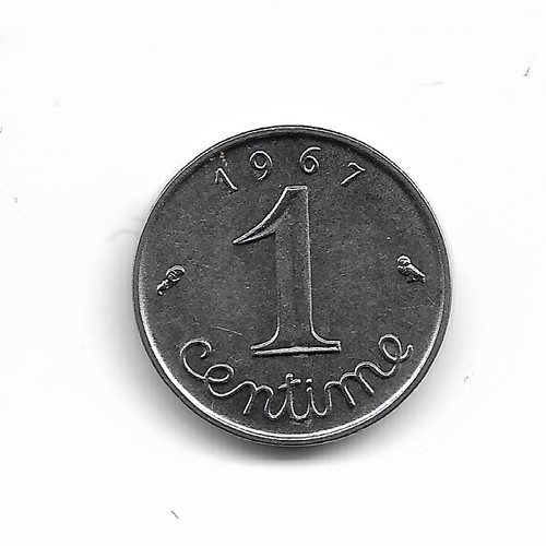 France centime inox 1967 - france,