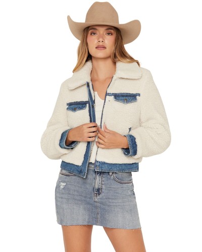 Levi women contrast sherpa - women's,