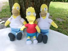 3 peluche The Simpsons Bart +